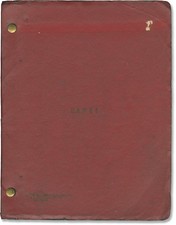 Billy Dee Williams Sylvester NIGHTHAWKS HAWKS Original screenplay for #161661