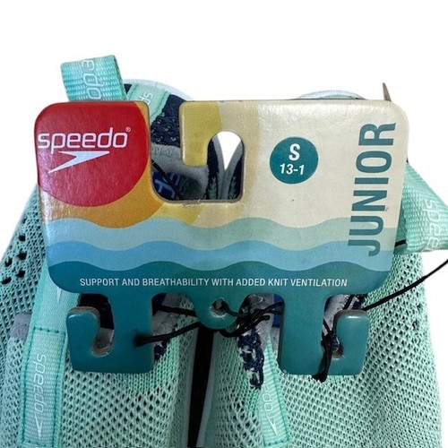 Unisex Kids Speedo Surfwalker Water Shoes Jr Aqua Knit Ventilation Sz Sm 13-1 - Picture 3 of 6