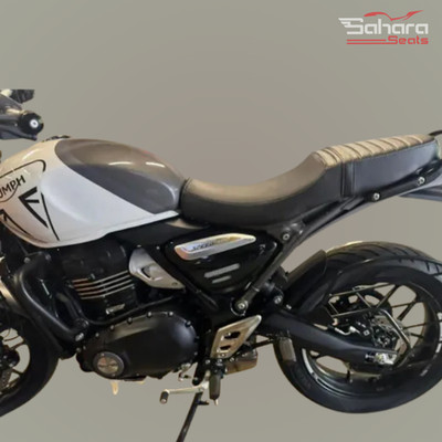 Triumph Speed 400/T4 MY25 Low Rider Heatpressed Seat | Sahara Seats