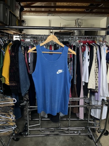 Nike Tank Top 80er Jahre blau