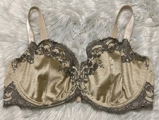 Wacoal 36DDD Bra Tan Lace Affair Classic Underwire 851256 Back Closure