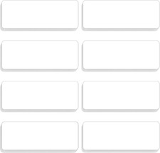 48 Pieces Magnetic Dry Erase Labels - Real Waterproof/Reusable Strips for Classr