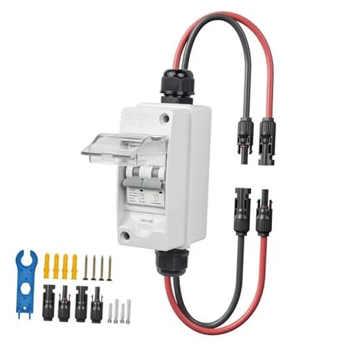 Solar Panel Disconnect Switch 400V DC/AC 20A PV Disconnect Switch Outdoor - Picture 1 of 8