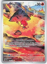 Pokemon Magby 186/182 Illustration Rare Paradox Rift Pokemon Holo Near Mint on eBay