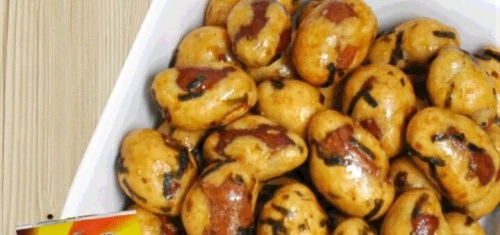Denroku E size Polippy Peanuts Scallop Butter Soy Sauce Flavor 40gX2bags image 3