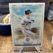 2024 Panini Boys of Summer - Joe Mauer #67 Holo Silver 05/25 & Blue 49/99