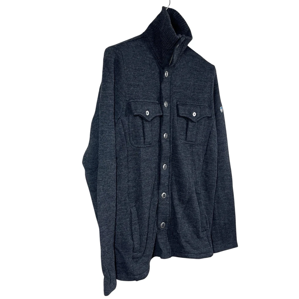 Куртка мужская Kuhl Spy шерсть мериноса свитер M серая дышащая утепленная классическая - Изображение 4 из 4