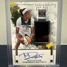 2025 Panini Impeccable WNBA - Elégance Jersey Autographs Dominique Malonga 78/99