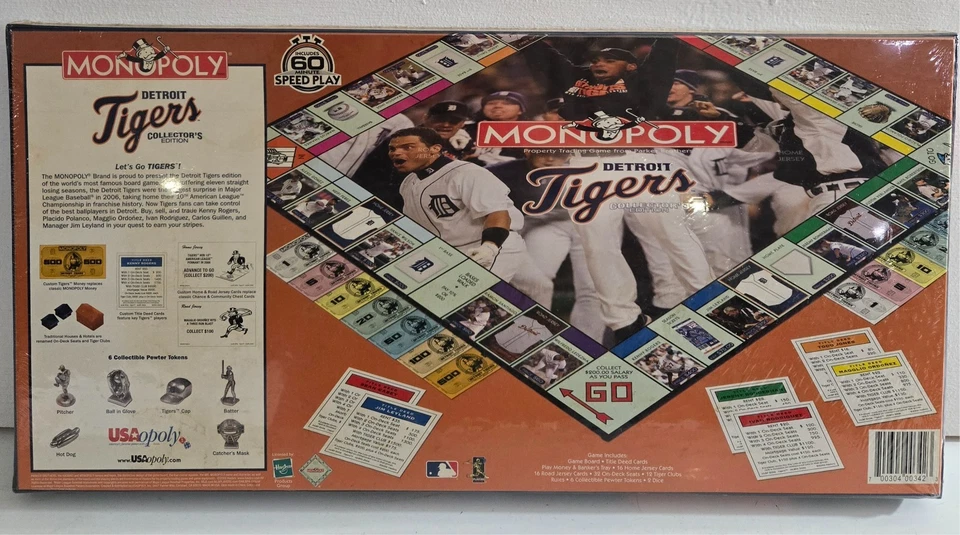 Detroit Tigers Collector's Edition Monopoly 2006 NEW Parker Brothers - Image 2 of 4