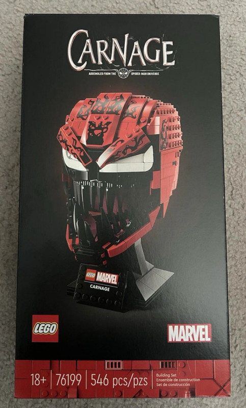 LEGO Marvel Super Heroes Carnage Bust (76199)  Spider-Man themed set – Brand new