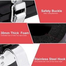 1 Paire De Gravity Boots En Acier Solide Pour Entraînement De Force Et De Fitnes