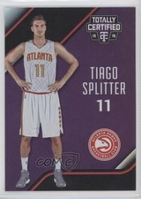 2015-16 Panini Totally Certified Mirror Purple 7/50 Tiago Splitter #117 o1h