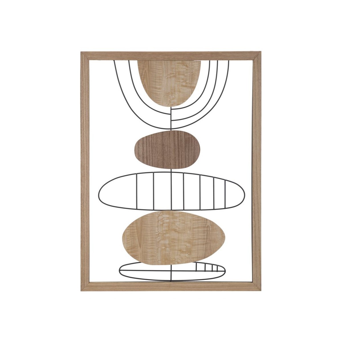 Décoration murale Astroy 80cm naturel pour habiller un grand mur vide