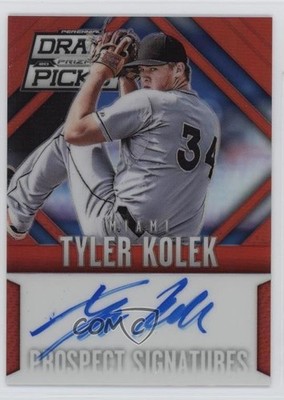 2014 Prizm Perennial Draft Picks Prospect Signatures Red Tyler Kolek Auto qh5
