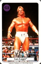 RARE - 1993 WWF Quartett Series 6 - Lex Luger G3 - Amigo Germany
