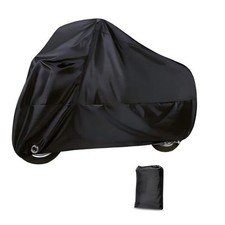 1 PC Motorcycle Cover, Full Motorbike Cover with Lock-holes, Sun Outdoor