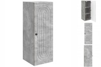 HäNgeschrank Schmal Wandschrank Betongrau 33X34,5X90 Cm Holzwerkstoff