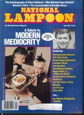 NATIONAL LAMPOON Joe Garagiola Regis Philbin Joe Piscopo Dukakis Geraldo 4 1989