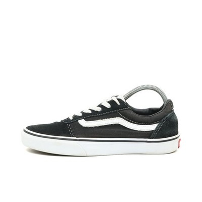VANS Damen Ward Low Sneaker Schwarz/Weiss Canvas, Wildleder Niedrig Bequem EU 37