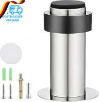 Misuyue TüRstopper Boden Edelstahl, Door Stopper Selbstklebende, TüRstopper Wand