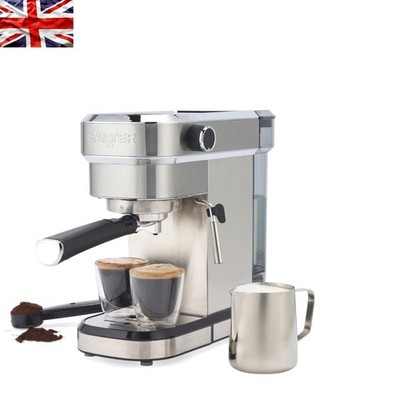 Vielseitige Espressomaschine mit Aufschäumer - halbautomatisch, einfache Befüllung 1,1L Tank