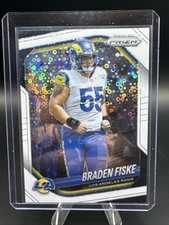 2025 Panini Prizm Braden Fiske # 144 (White Disco Parallel) ￼ NM-MT