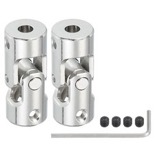 Drehbarer Lenkwellenschaft 5 mm bis 8 mm  2 St&uuml;ck U-Gelenkwelle Kupplung