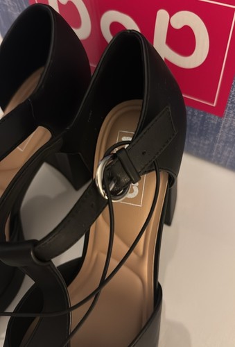 Mary Jane Shoes Womens 10 Black Platform Pop Worthy - Picture 2 of 5