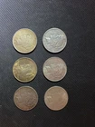 1922-1935 Peace Dollar Lot of 6 Circulated U.S. Coins --90% Silver Bullion