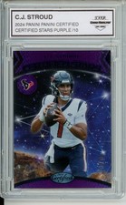 2024 PANINI CERTIFIED #1 C.J. STROUD CERTIFIED STARS PURPLE MIRROR /10
