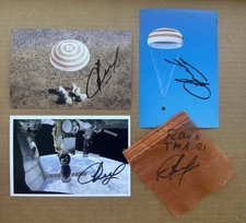 Soyuz TMA-21 “Gagarin” Flown Landing Capsule Parachute Fragment