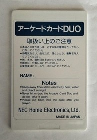 Arcade Card Duo Model Pce Ac1 Nec Home Electronics FMN69