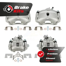 Front Rear Disc Brake Caliper Kit For 2002-2003 Honda Civic 2.0L Si with