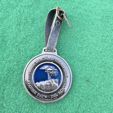 PEBBLE BEACH RESORTS Metal Golf Bag Tag - Blue