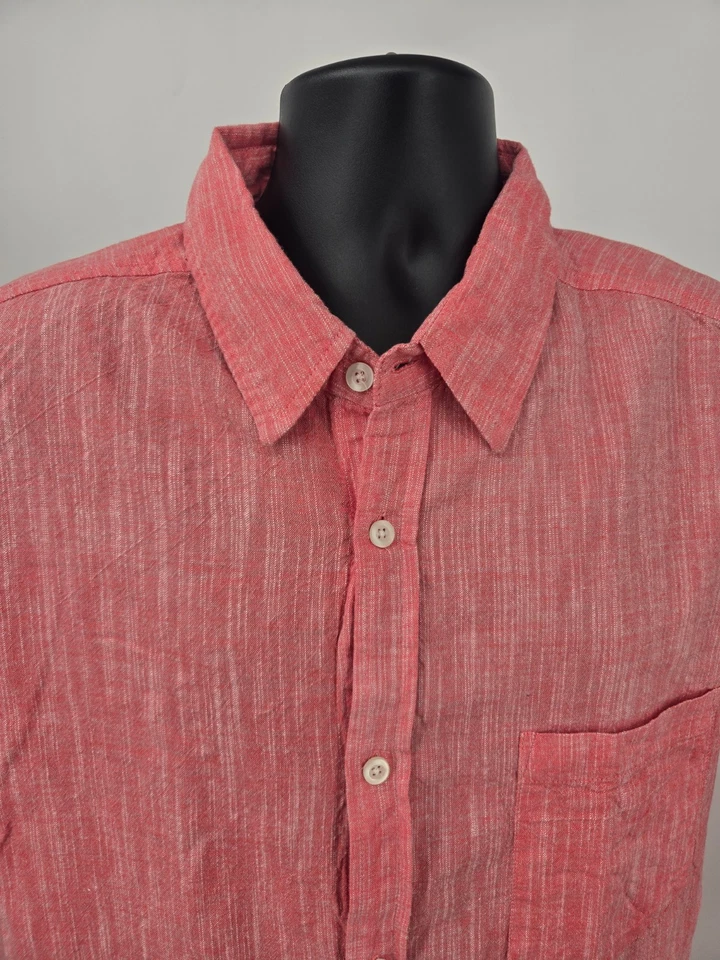 Camisa Junction West Hawaiana 2XL Roja Floral Aloha Campamento Bolsillo Fiesta Hombres Foto 3 de 4