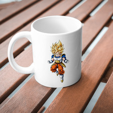 Taza Personalizada Son Goku x Vegeta Personaje #1