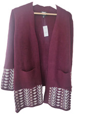 Frye Women's Cardigan New, sz small with border on bottom