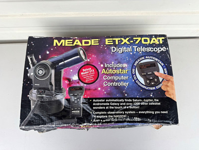 Meade ETX-70AT Digital Telescope w/ Autostar Controller, 70mm, Motorized