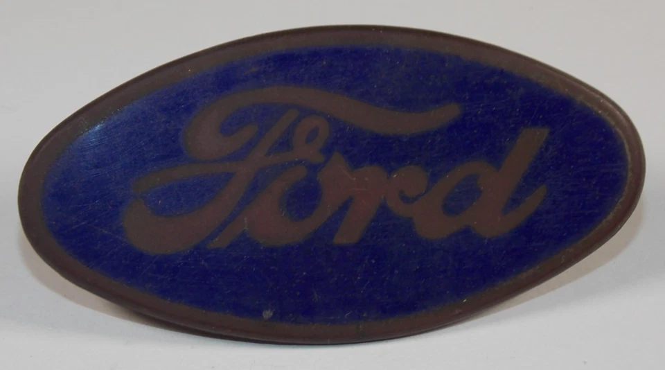 Raro De Colección 1929 1930 Azul Ford Modelo A Coche Vehículo Radiador Rejilla Emblema Insignia Foto 2 de 4