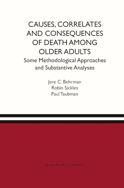 Jere R. Behrman (U. A.) | Causes, Correlates And Consequences Of Death Among...-image