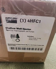 DAYTON 4HFC1 Shallow Well Ejector For Thermoplastic Jet Pumps