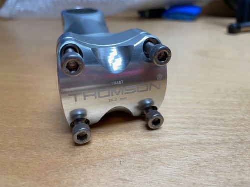 Thomson Elite 1" | 1-1/8" road stem - Used, 26.0mm clamp, 110mm, 5° rise/drop - Picture 2 of 9
