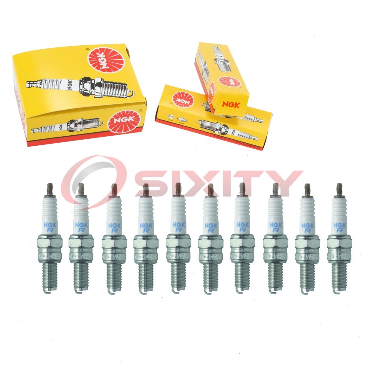 10 pc NGK 4578 CR7E Standard Spark Plugs for UR3CC U22ESR-N G59C E3.38 CR7E qi