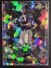 2021 Leaf Metal Draft #LA-JQ1 Jeferson Quero 1990 Leaf Auto Silver Crystals