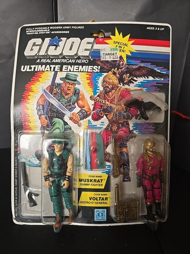 G.I. Joe 1988 Muskrat 100% Complete With File Card
