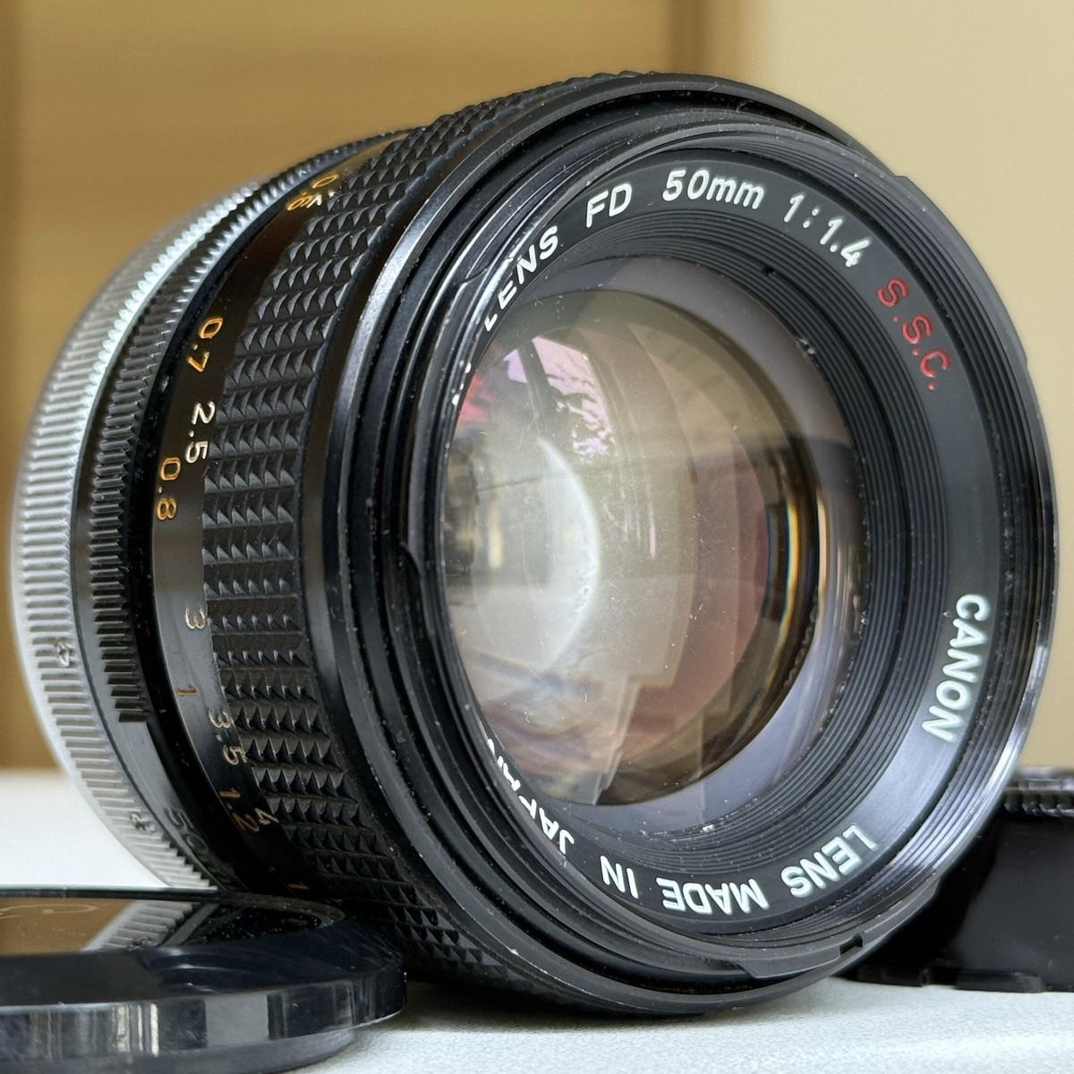 CANON FD 50mm F1.4 S.S.C. ◯マーク O Mark] Canon FD 50mm f/1.4 S.S.C. SSC Standard MF Lens from Japan