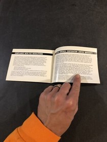 renegade nes Manual Only