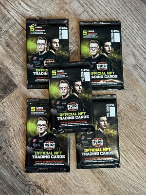 EPICS Official Pro Tour Trading Cards - 5 Packs of 5 *UNOPENED*