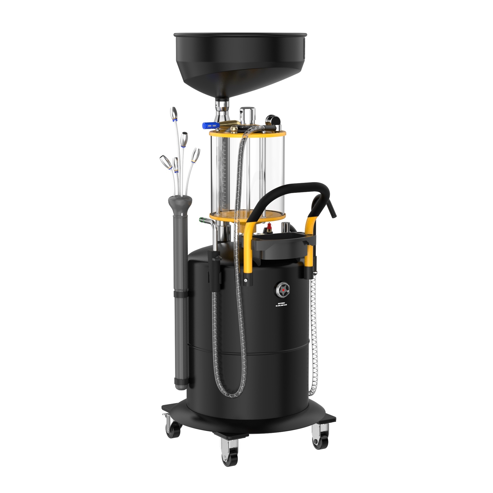 Waste Oil Extractor Drain Tank Air Operate Drain Oil Drain Container 18.5 Gallon