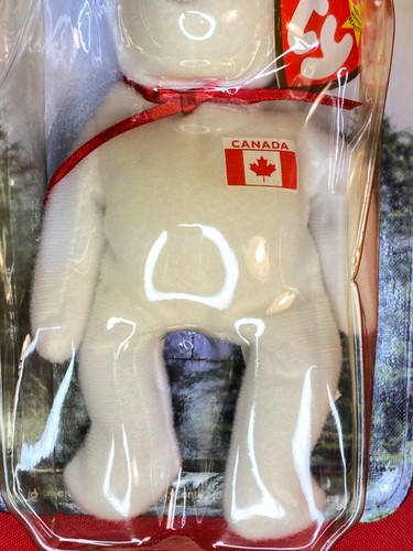 TY Beanie Babies Mcdonalds Collection Rare NEW Maple The Bear born July 1, 1996 - Foto 5 di 12